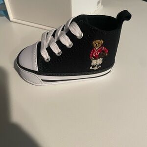 Polo Ralph Lauren canvas tennis shoes baby